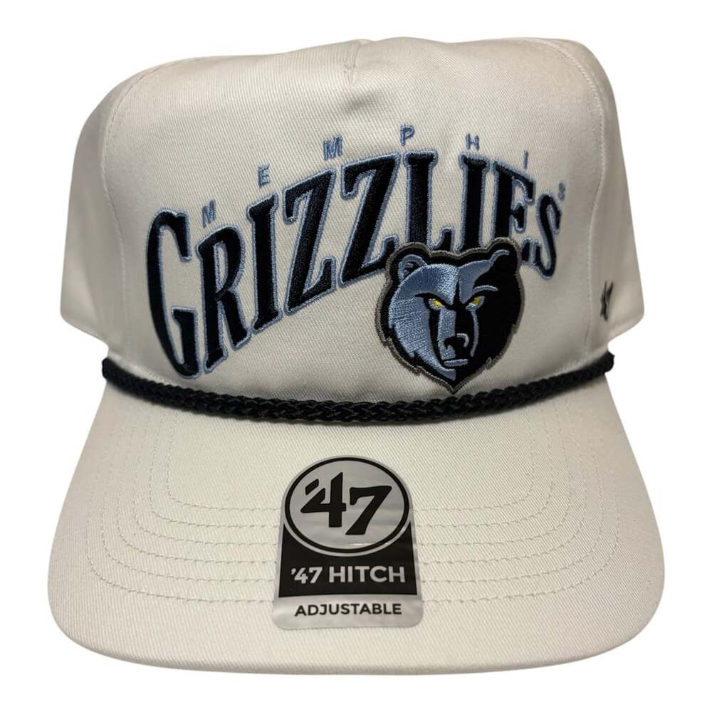 '47 Memphis Grizzlies Hitch Snapback Hat White